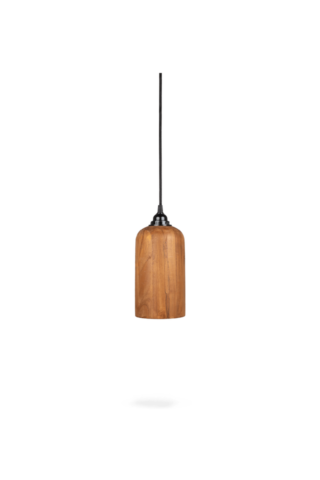 Teak Wood Pendant Lamp | dBodhi Bullet |  OROA.com