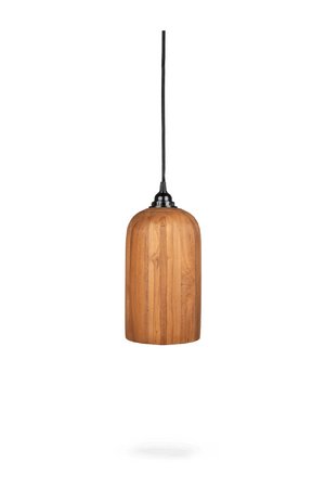 Teak Wood Pendant Lamp | dBodhi Bullet |  OROA.com