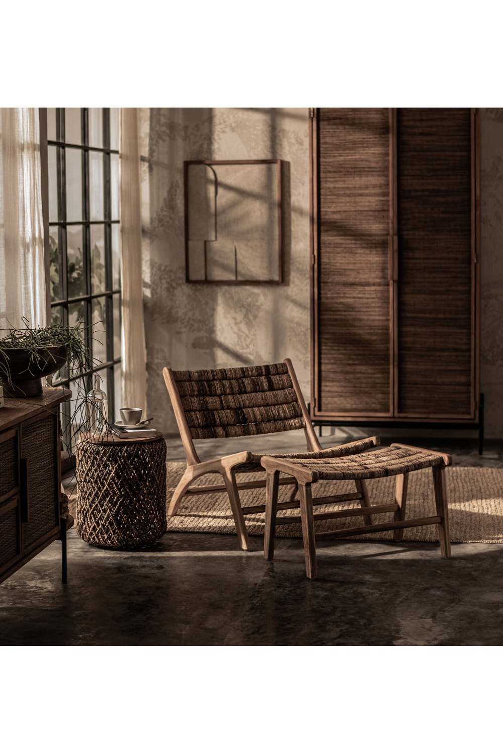 Woven Abaca Reclined Chair | dBodhi Caterpillar Beetle | OROA.com