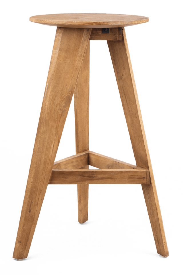 Round Teak Wood Kitchen Stool | dBodhi Berri | OROA.com