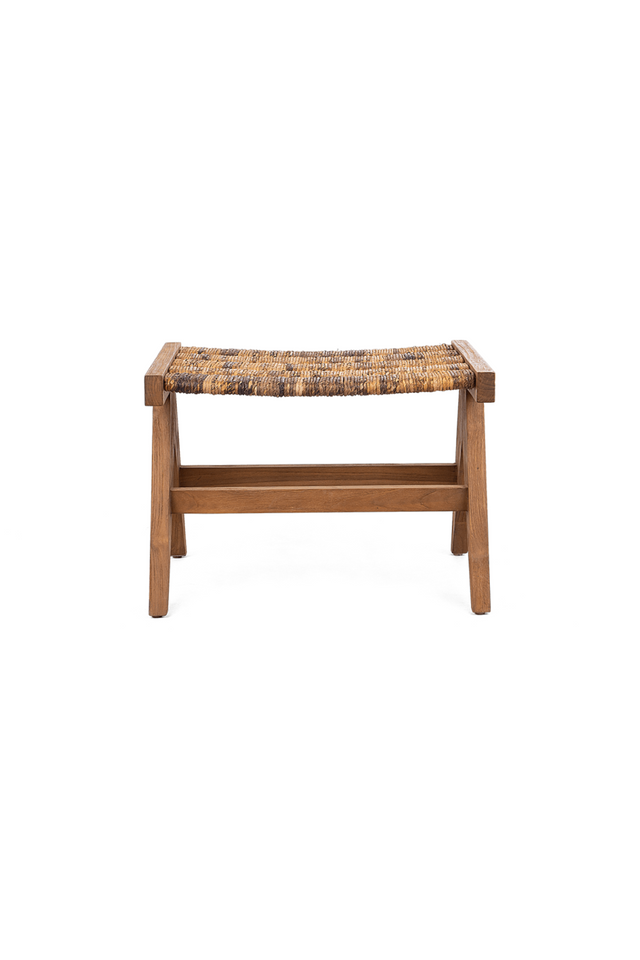 Abaca Weave Foot Stool | dBodhi Caterpillar Brawny  | OROA.com