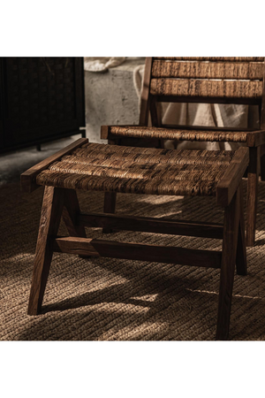 Abaca Weave Foot Stool | dBodhi Caterpillar Brawny  | OROA.com