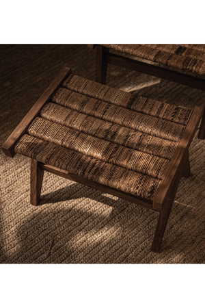 Abaca Weave Foot Stool | dBodhi Caterpillar Brawny  | OROA.com