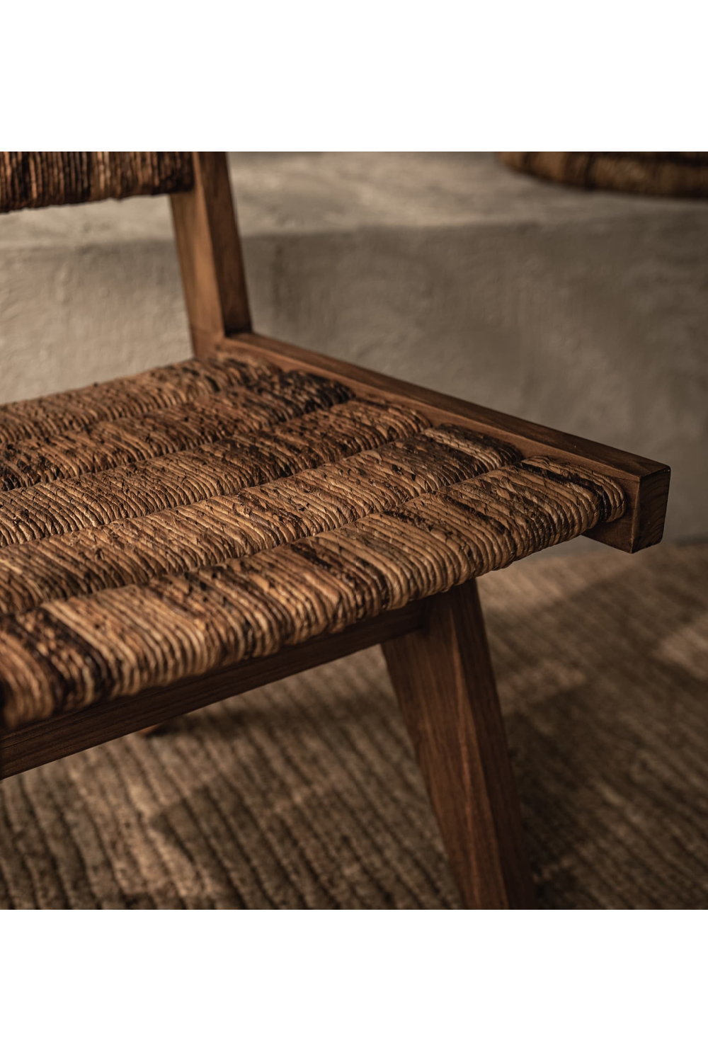 Wood Framed Abaca Dining Chair | dBodhi Brawny | OROA.com