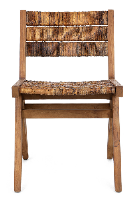 Wood Framed Abaca Dining Chair | dBodhi Brawny | OROA.com