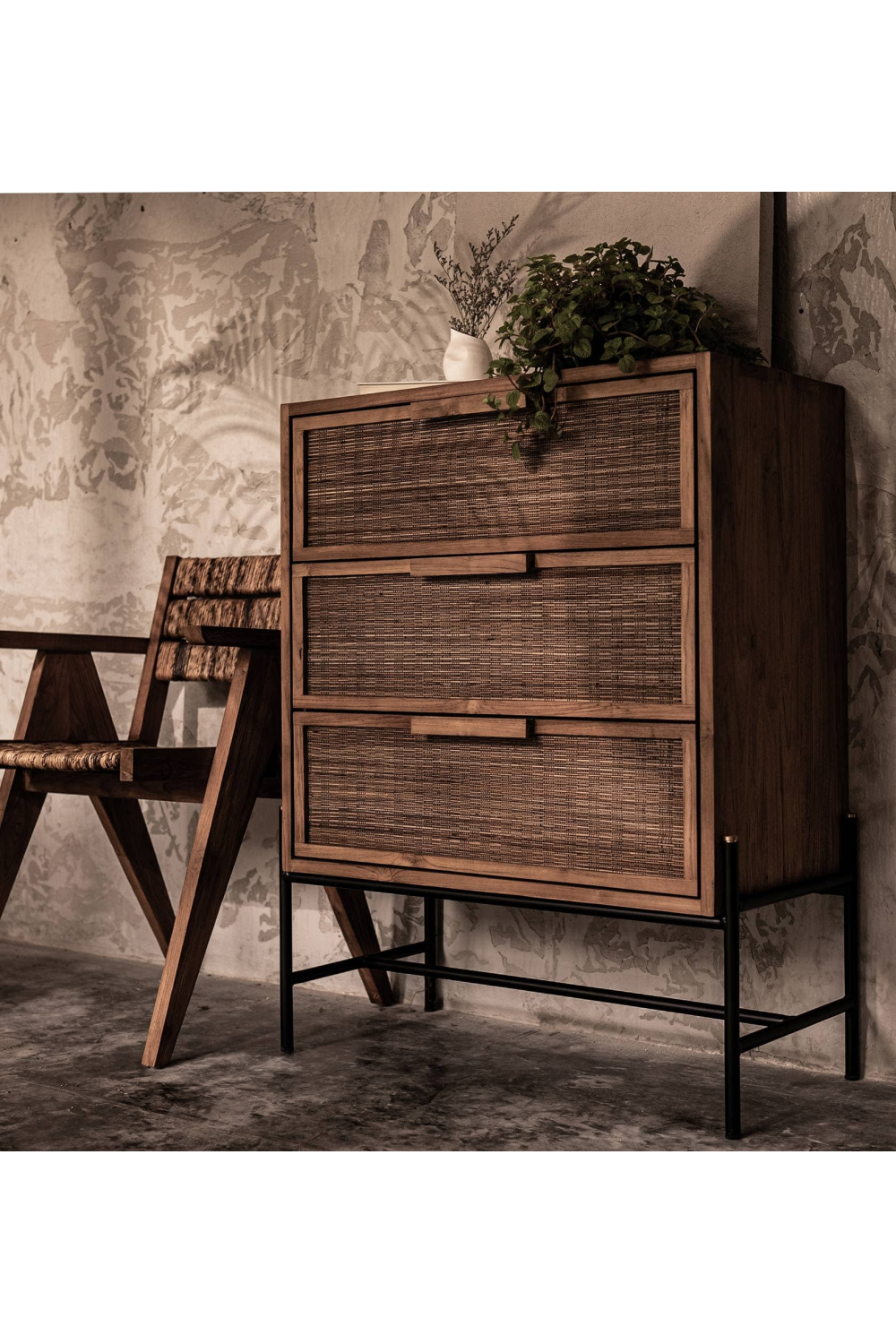 Coconut Leaf 3 Drawer Dresser | dBodhi Coco | OROA.com