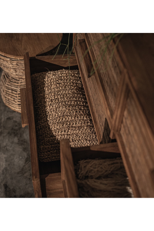 Handwoven Palm Leaves 6-Drawer Dresser | dBodhi Coco | OROA.com