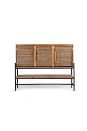Handwoven Palm Leaves 3-Door Dresser | dBodhi Coco | OROA.com