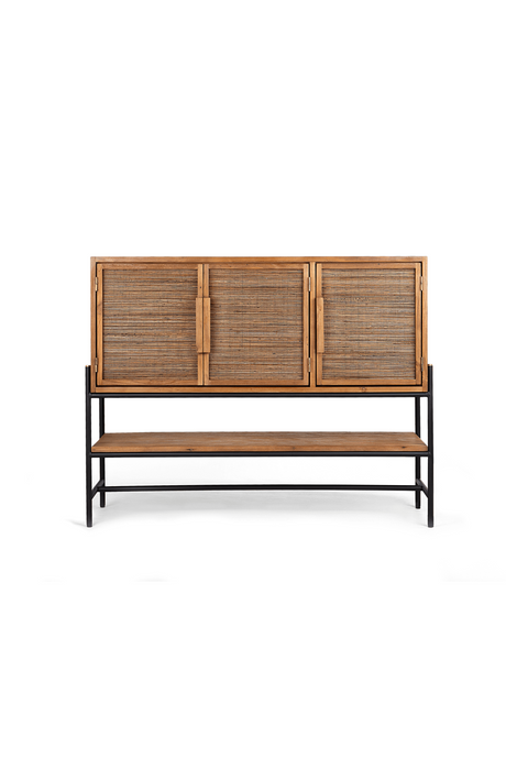 Handwoven Palm Leaves 3-Door Dresser | dBodhi Coco | OROA.com