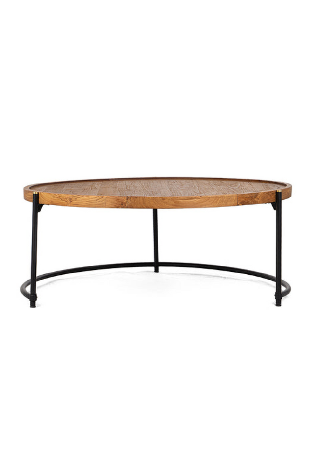 Round Wooden Coffee Table | dBodhi Coco | OROA.com