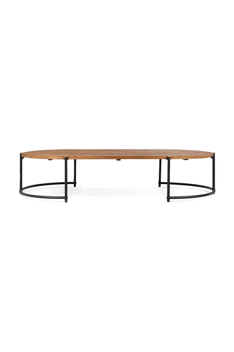 Oval Wooden Coffee Table | dBodhi Coco | OROA.com