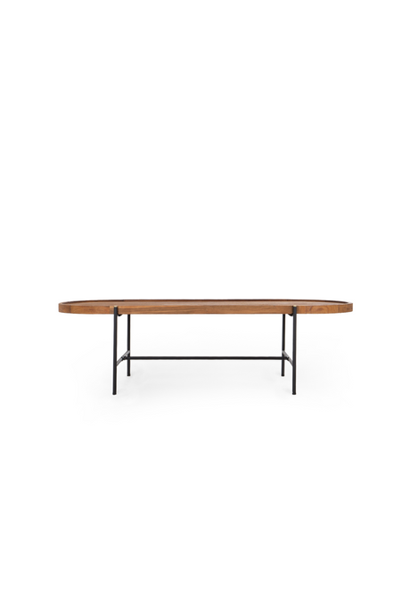 Oval Teak Wood Coffee Table | dBodhi Coco | OROA.com