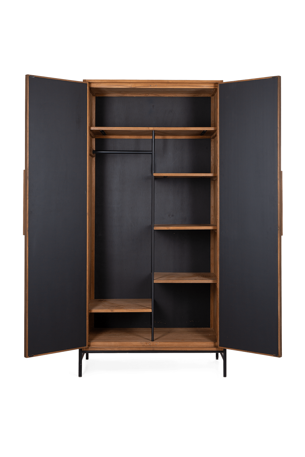 Rustic Wooden Framed Wardrobe | dBodhi Coco | OROA.com