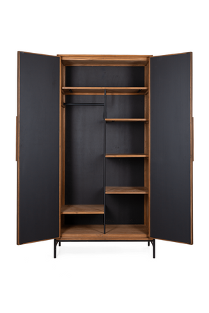 Rustic Wooden Framed Wardrobe | dBodhi Coco | OROA.com