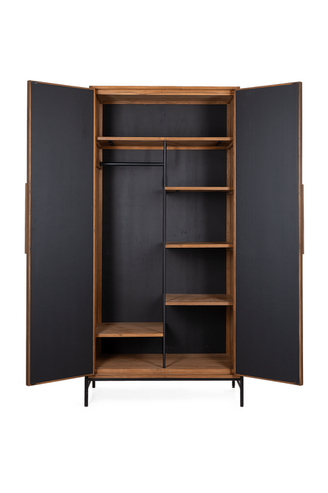 Rustic Wooden Framed Wardrobe | dBodhi Coco | OROA.com