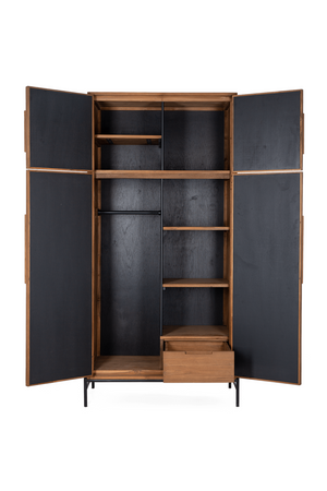 Rustic Wooden Framed Wardrobe | dBodhi Coco | OROA.com