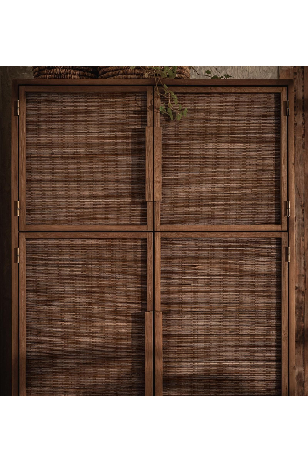 Rustic Wooden Framed Wardrobe | dBodhi Coco | OROA.com