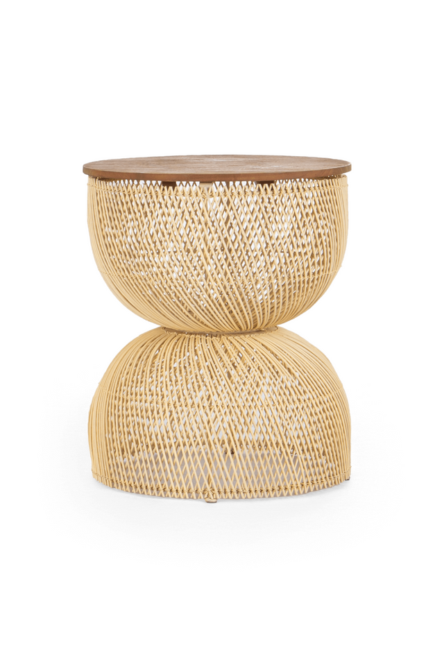 Hourglass Rattan Side Table | dBodhi Wave | OROA