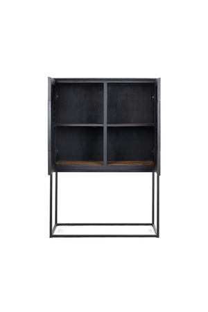 Charcoal Teak Wooden Cabinet | dBodhi Karma | OROA.com