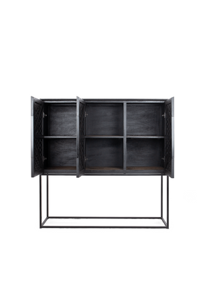 Charcoal Teak Wooden Cabinet | dBodhi Karma | OROA.com