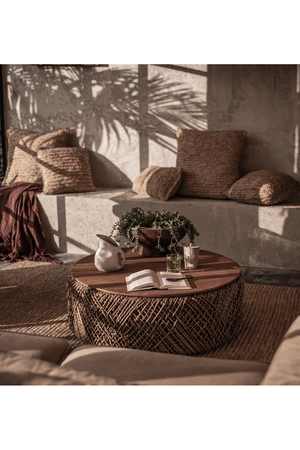 Round Abaca Coffee Table | dBodhi Knut | OROA.com