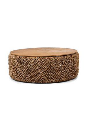 Round Abaca Coffee Table | dBodhi Knut | | OROA.com