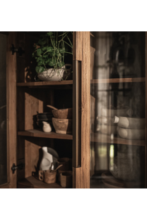 Wooden Cabinet with 2-Glass Doors | dBodhi Karma | OROA.com