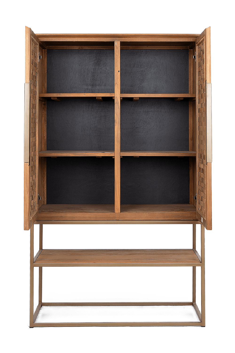 Handwoven Bamboo 2-Door Cabinet | dBodhi Karma | OROA.com