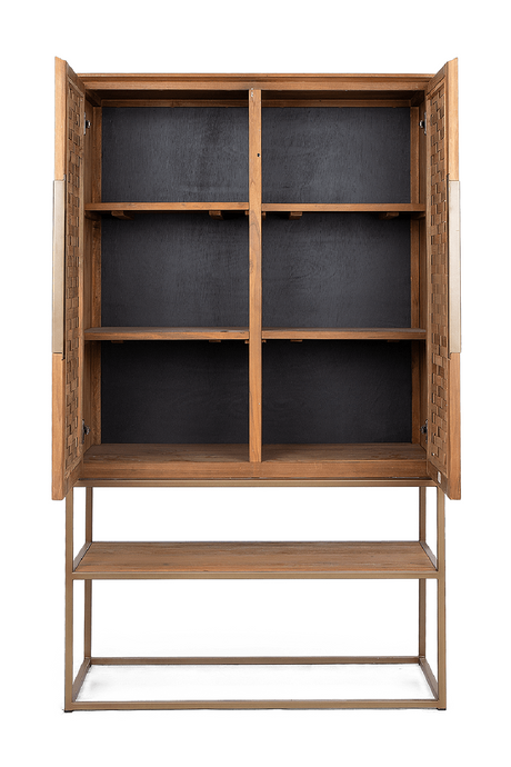 Handwoven Bamboo 2-Door Cabinet | dBodhi Karma | OROA.com