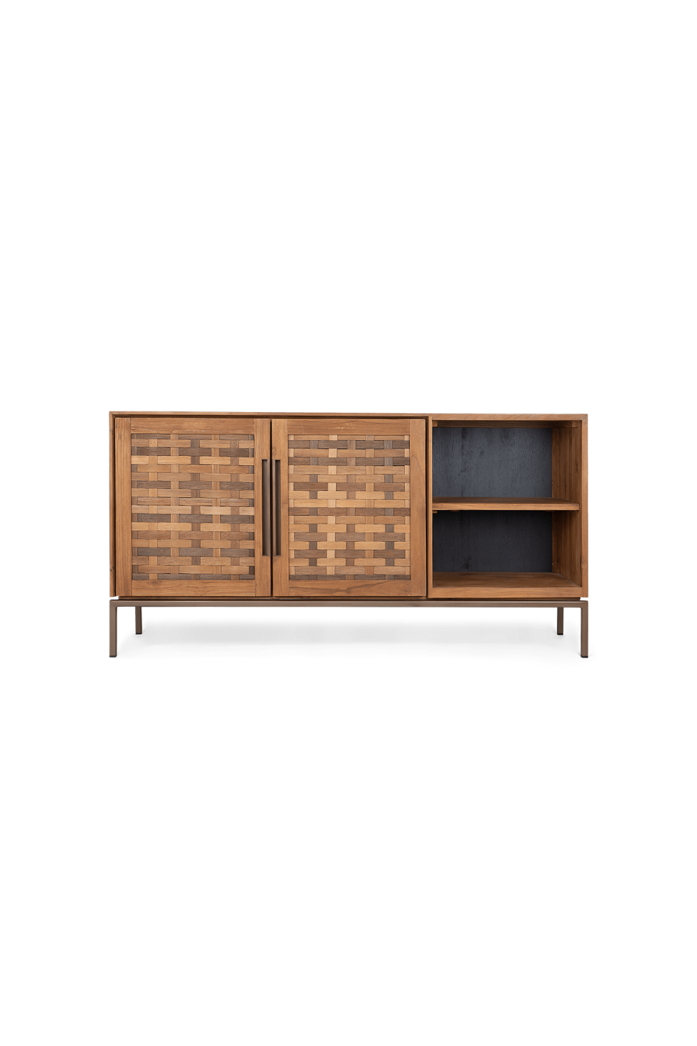Natural Teak Wood Low Dresser | dBodhi Karma | OROA.com