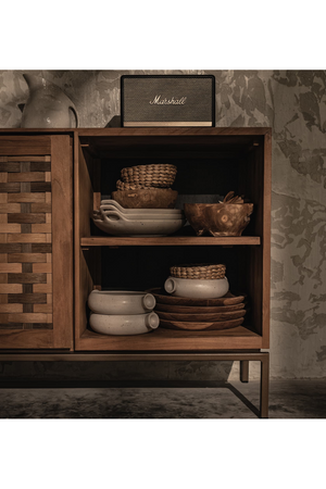 Natural Teak Wood Low Dresser | dBodhi Karma | OROA.com