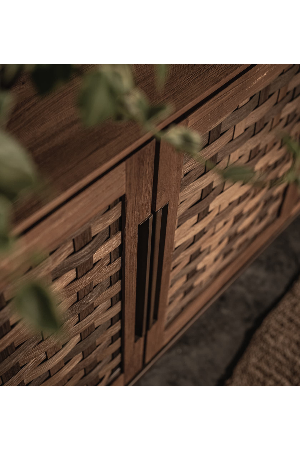 Natural Teak Wood Low Dresser | dBodhi Karma | OROA.com