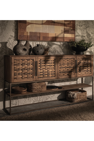 Natural Wooden High Dresser | dBodhi Karma | OROA.com