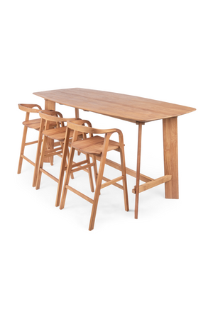 Teak Modern Bar Table | dBodhi Grace |  OROA.com