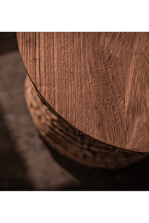 Hourglass Shaped Wooden Stool | dBodhi Rebana Sopran | OROA.com