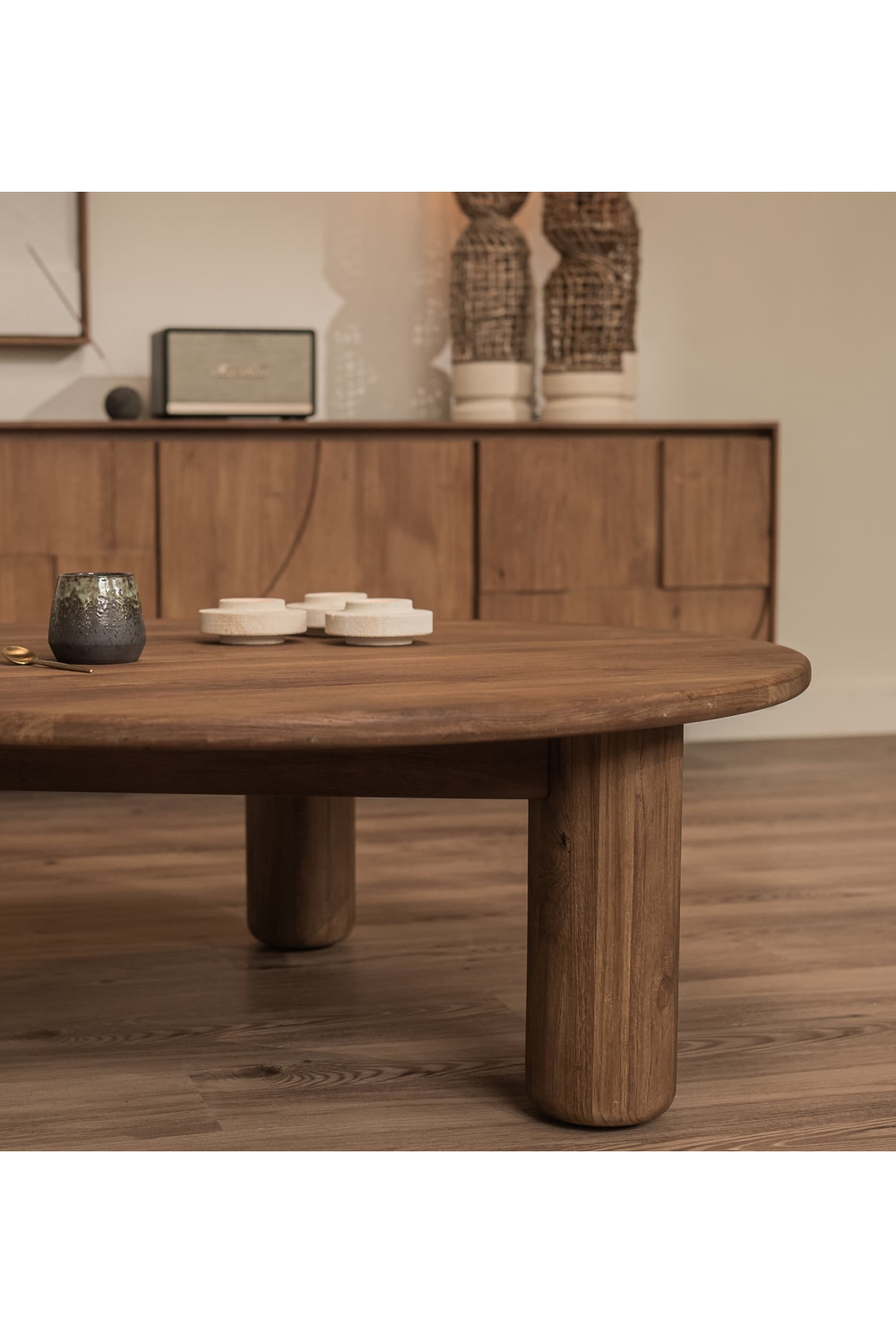 Round Teak Coffee Table | dBodhi Dino |  OROA.com