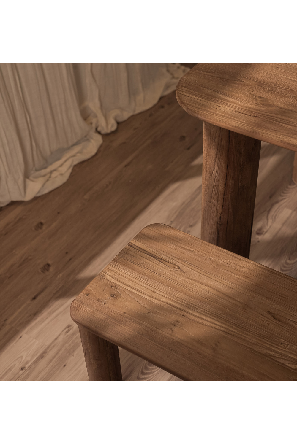 Teak Modern Rustic Bench | dBodhi Dino |  OROA.com