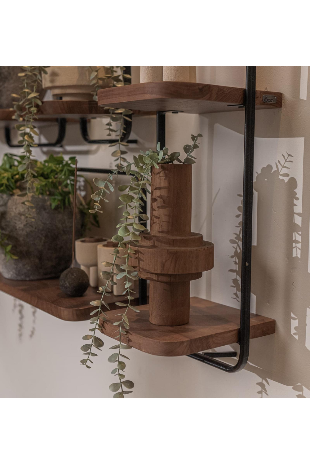 Teak Cylinder Vase | dBodhi |  OROA.com