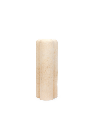 White Sandstone Curved Vase | dBodhi | OROA.com