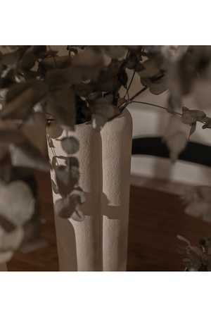 White Sandstone Curved Vase | dBodhi | OROA.com