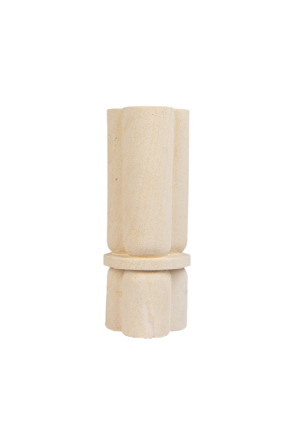 White Sandstone Trefoil Vase | dBodhi Cap |  OROA.com