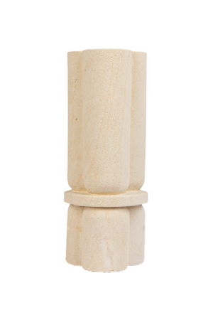 White Sandstone Trefoil Vase | dBodhi Cap |  OROA.com