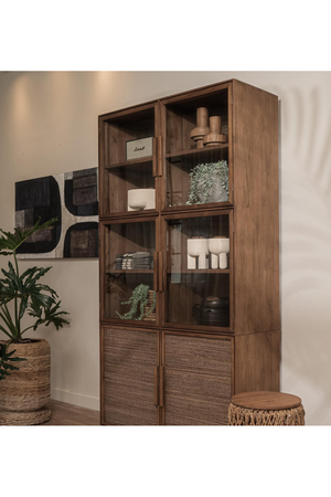 Modern Teak Display Cabinet | dBodhi Hopper | OROA.com