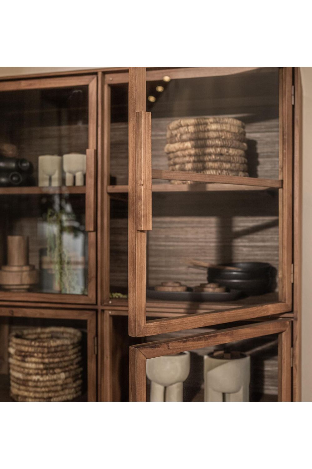 Modern Teak Display Cabinet | dBodhi Hopper | OROA.com