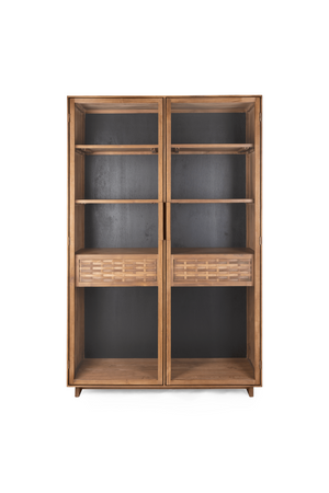 Adjustable Teak Display Cabinet | dBodhi Hopper  | OROA.com