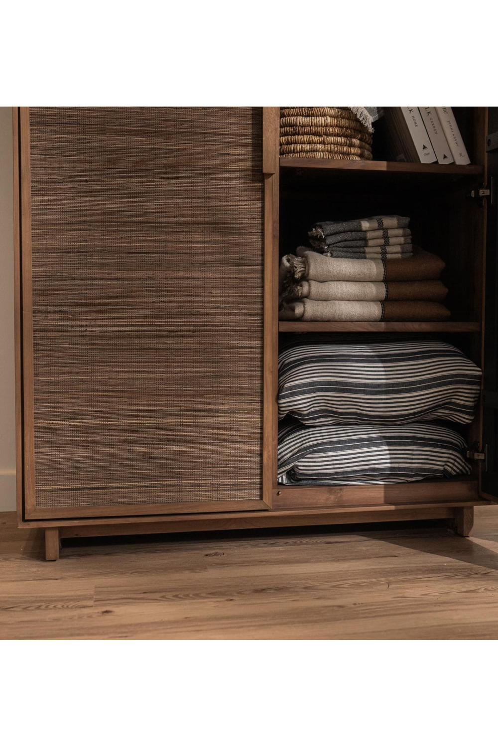 Coconut Leaf 4-Door Wardrobe | dBodhi Hopper  | OROA.com