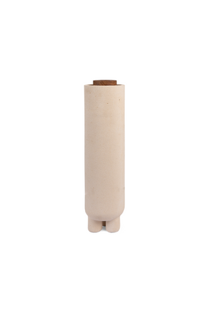 Sandstone Cylindrical Lidded Vase | dBodhi Elin | OROA.com