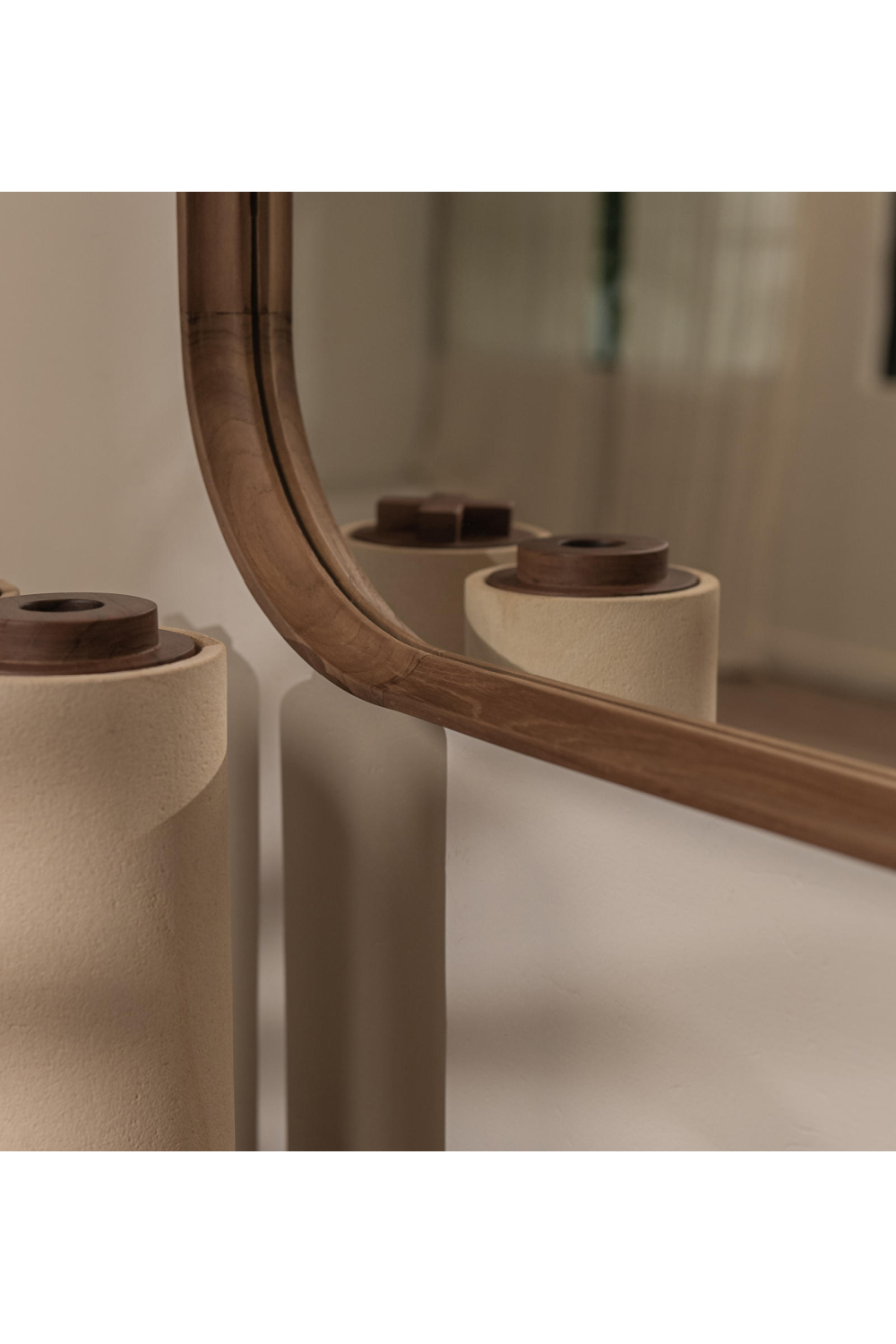 Sandstone Cylindrical Lidded Vase | dBodhi Elin | OROA.com