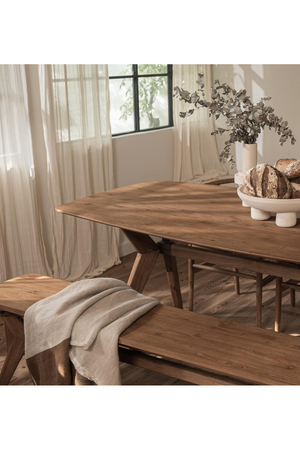 Modern Retro Teak Bench | dBodhi Kupu-Kupu | OROA.com