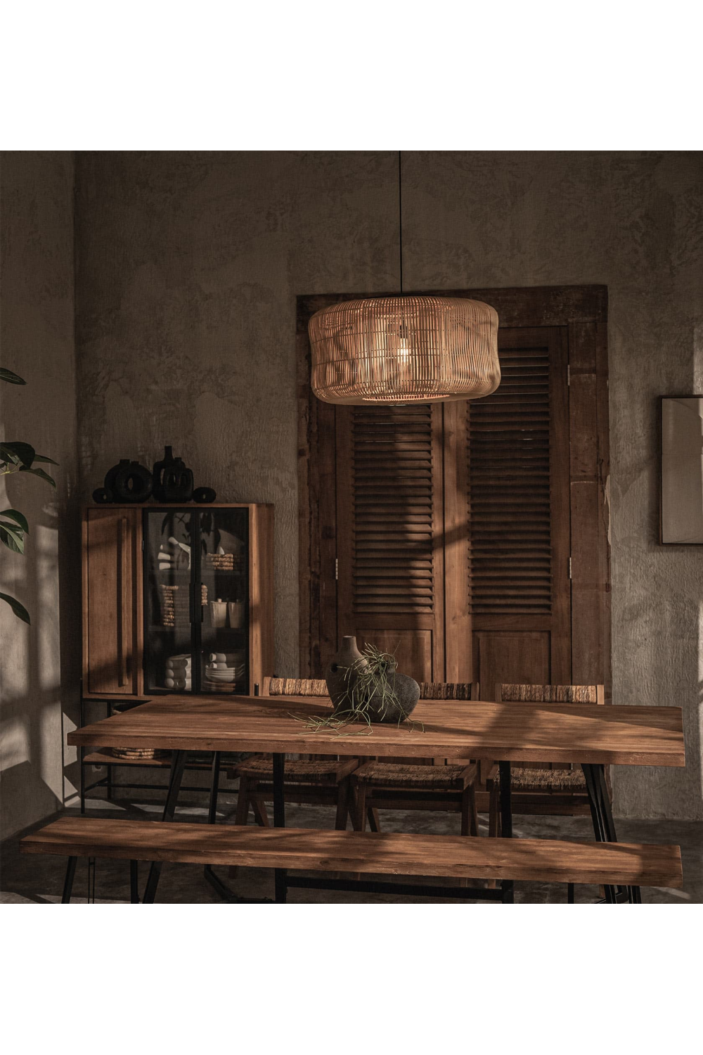 Pure Rattan Hanging Lamp | dBodhi Bucket | OROA.com